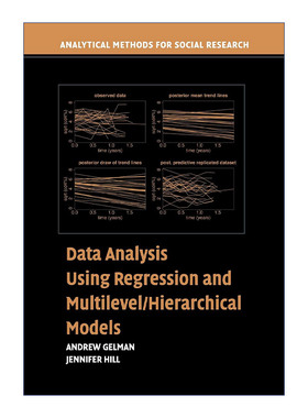英文原版 Data Analysis Using Regression and Multilevel Hierarchical Models 数据回归分析和多级层次模型 英文版 进口英语书