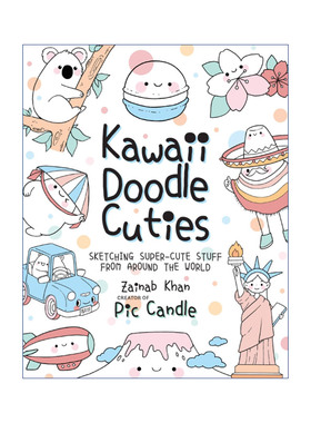 英文原版 Kawaii Doodle Cuties 卡哇伊素描 世界各地超可爱的东西 英文版 进口英语原版书籍