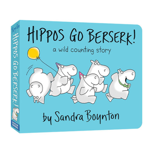 英文原版 Hippos Go Berserk 疯狂的河马 纸板书 英文版 进口英语原版书籍