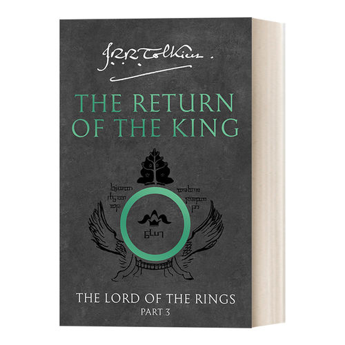 英文原版小说 The Return of the King The Lord of the Rings  Part 3 魔戒3 王者归来 黑封面 英文版 进口英语原版书籍