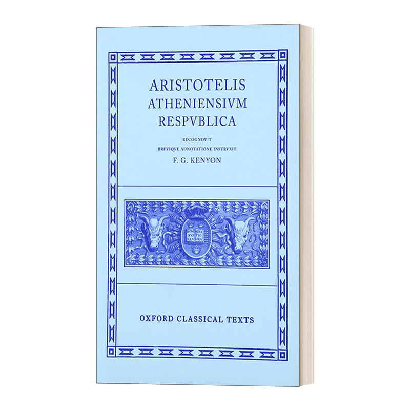 英文原版 Aristotle Atheniensium Respublica亚里士多德雅典政制牛津古典文库精装英文版进口英语原版书籍