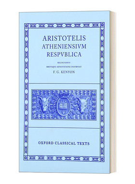 英文原版 Aristotle Atheniensium Respublica 亚里士多德 雅典政制 牛津古典文库 精装 英文版 进口英语原版书籍