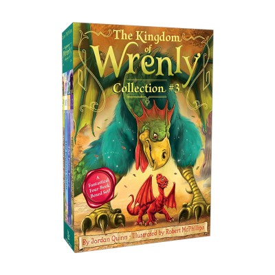 英文原版小说 The Kingdom of Wrenly Collection 3 儿童魔法故事 Wrenly王国系列9-12册盒装 英文版 进口英语原版书籍