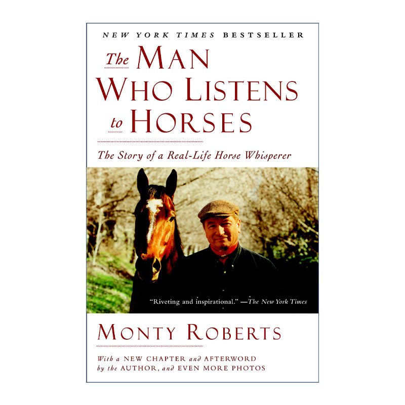 英文原版 The Man Who Listens to Horses 听马说话的人 赛马运动 骑马者传记 Monty Roberts 英文版 进口英语原版书籍