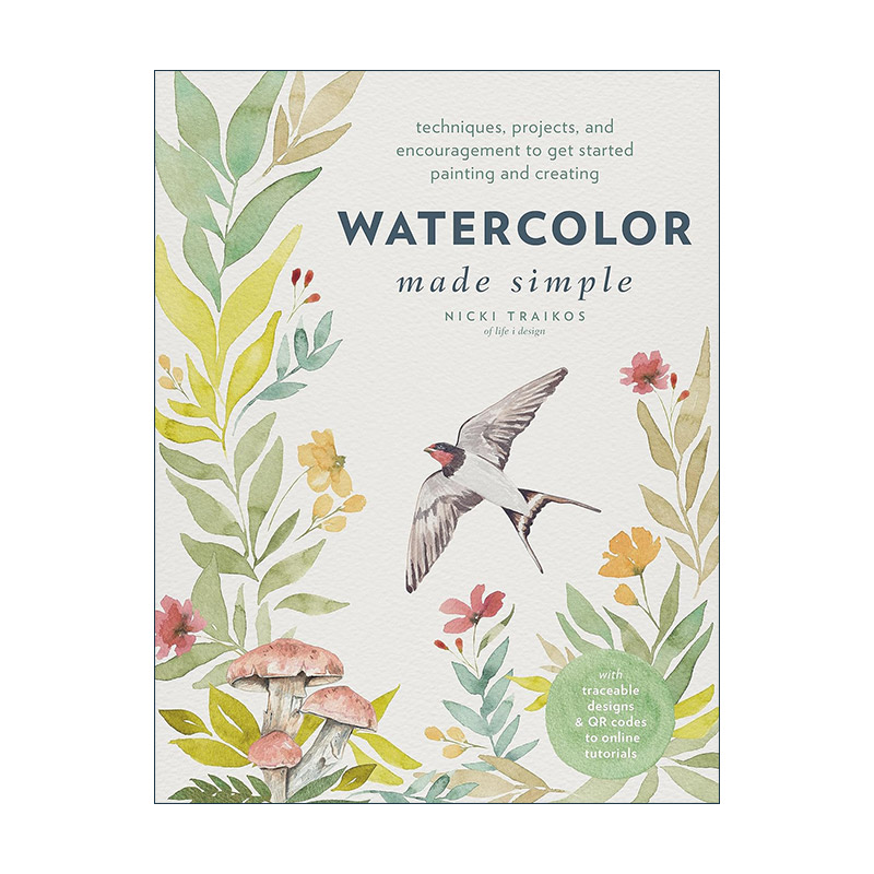 英文原版 Watercolor Made Simpl 轻松学水彩 绘画教程指南 英文版 进口英语原版书籍
