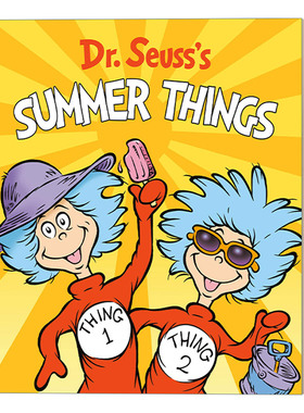 英文原版 Dr. Seuss's Summer Things 苏斯博士夏天的东西 儿童英语启蒙早教纸板书 图画书 帽子里的猫主角 英文版 进口英语书籍