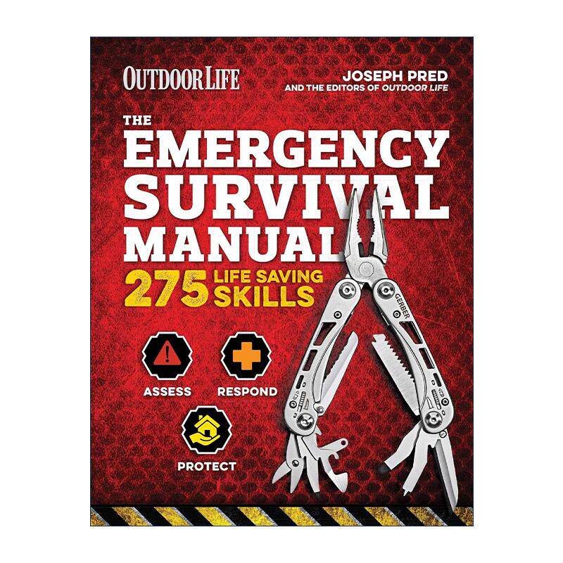 英文原版 The Emergency Survival Manual 户外紧急生存手册 294项救生技能 英文版 进口英语原版书籍