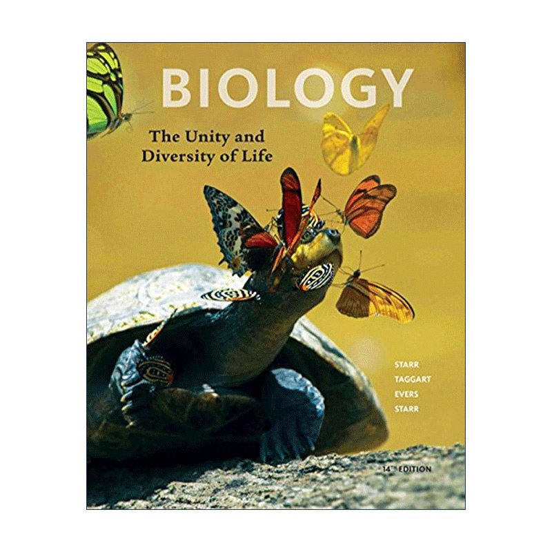 英文原版 Biology The Unity and Diversity of Life 生物 生命的统一性与多样性 精装第14版 英文版 进口英语原版书籍