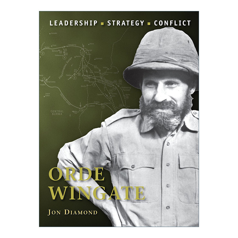 英文原版 Orde Wingate 历史上著名的指挥官系列 奥德·温盖特 插图历史 英文版 进口英语原版书籍