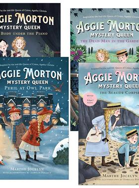 英文原版 Aggie Morton  Mystery Queen 谜案女王系列1-4册 儿童侦探推理小说 Marthe Jocelyn 英文版 进口英语原版书籍
