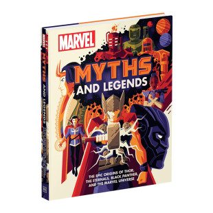 and Legends 进口英语原版 Marvel 书籍儿童图书 英文版 Myths 超级英雄和漫威宇宙史诗 英文原版 漫威神话和传说