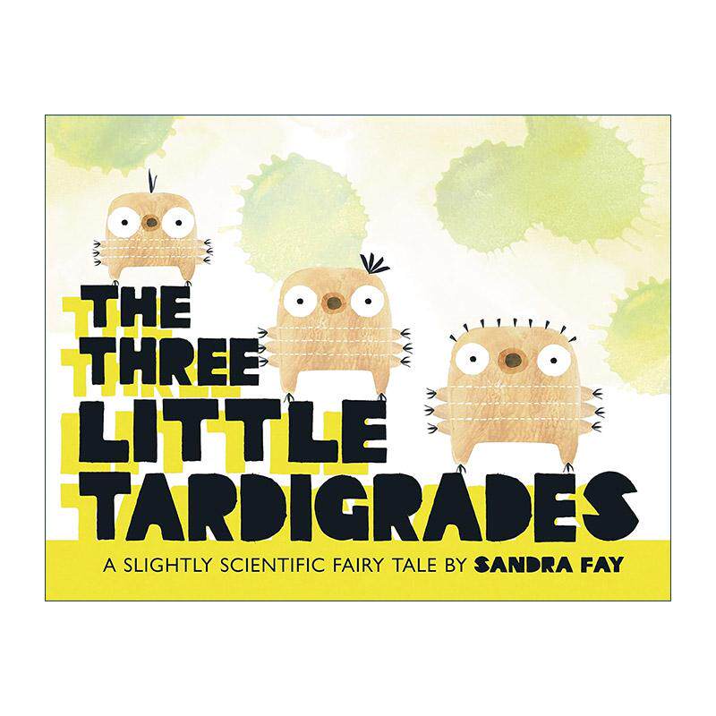 英文原版 The Three Little Tardigrades 三只小水熊虫 苔藓小猪 精装图画书 英文版 进口英语原版书籍