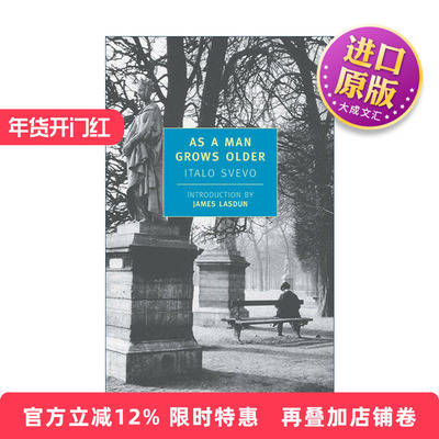 英文原版小说 As a Man Grows Older New York Review Books Classics 当你老去 Italo Svevo 英文版 进口英语原版书籍