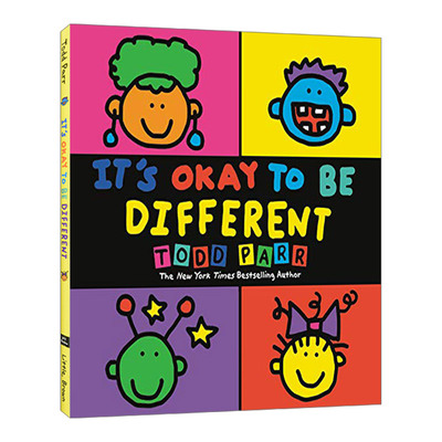 英文原版绘本 It's Okay To Be Different  与众不同是可以的 儿童启蒙认知 名家Todd Parr 精装绘本 英文版 进口英语原版书籍