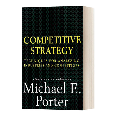英文原版 Competitive Strategy 竞争战略 精装 迈克尔·波特  精装 英文版 进口英语原版书籍