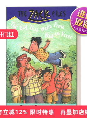 英文原版 The Zack Files 20 How I Went from Bad to Verse 札克档案系列20 儿童冒险章节桥梁书 Dan Greenburg 进口英语原版书籍