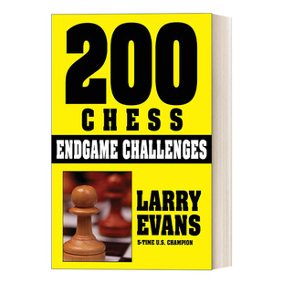 英文原版 200 Chess Endgame Challenges  200局 国际象棋终局挑战 英文版 进口英语原版书籍