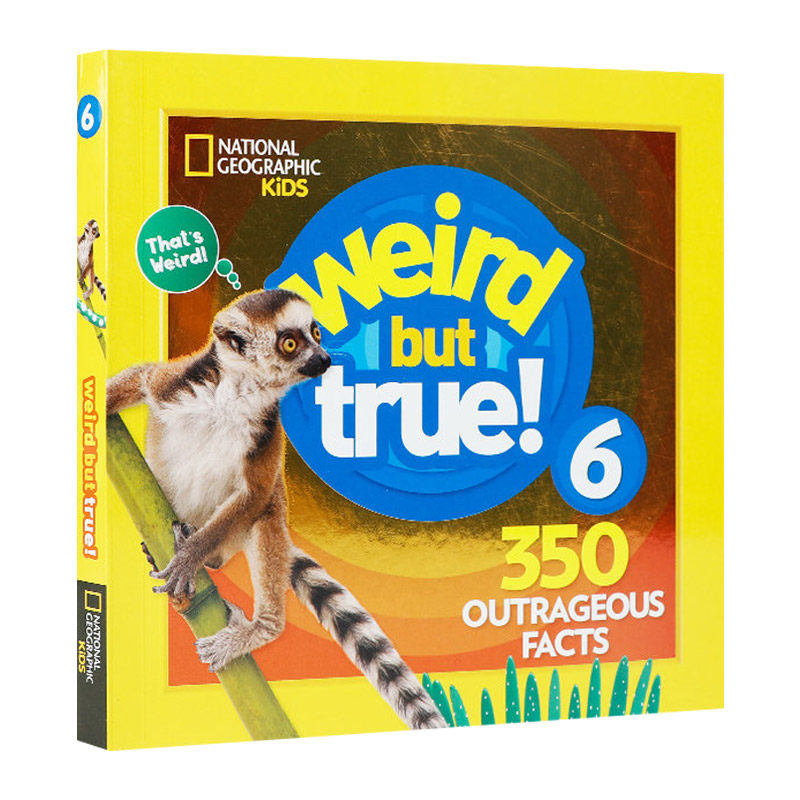 英文原版 Weird But True 6: Expanded Edition 真的好奇怪6 英文版儿童图书