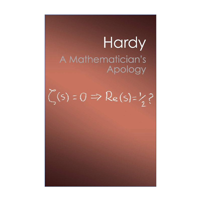 英文原版 A Mathematician's Apology 一个数学家的辩白 戈弗雷?哈代 剑桥Canto经典系列 英文版 进口英语原版书籍