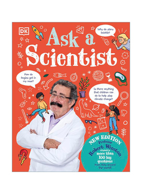 英文原版 Ask A Scientist 问问科学家 儿童科普百科 100个现实中的问题 新版 精装 英文版 进口英语原版书籍