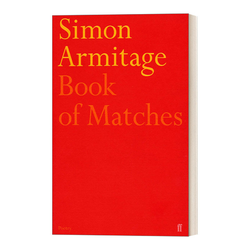 英文原版 book of matches 火柴之书 西蒙·阿米蒂奇诗集 英国桂冠