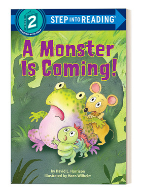 英文原版 Step into Reading 2 - A Monster is Coming! 怪兽来了 兰登分级阅读2 英文版 进口英语原版书籍