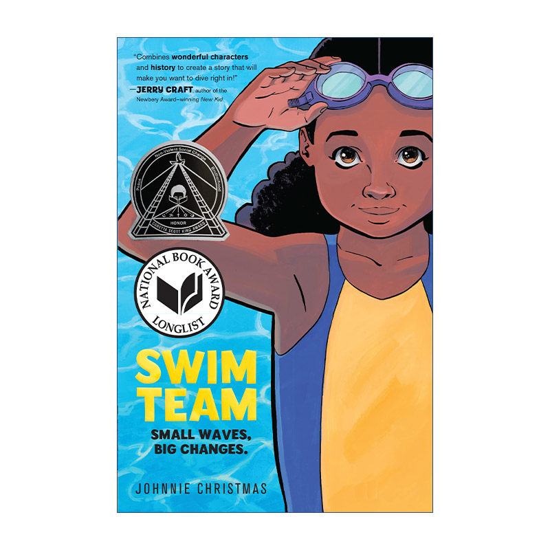 英文原版 Swim Team 游泳队 漫画小说 英文版 进口英语原版书籍