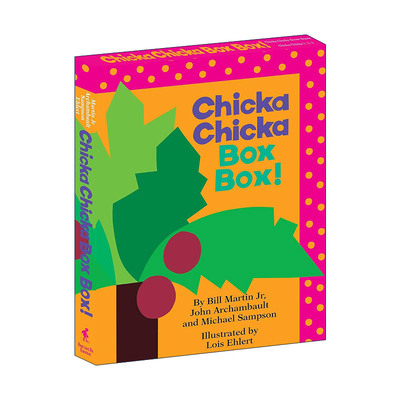 英文原版 Chicka Chicka Box Box! 叽喀叽喀碰3册盒装 精装 英文版 进口英语原版书籍