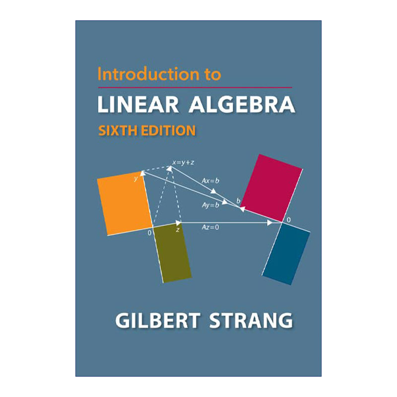 英文原版 Introduction to Linear Algebra线性代数导论第六版 Gilbert Strang精装英文版进口英语原版书籍-封面