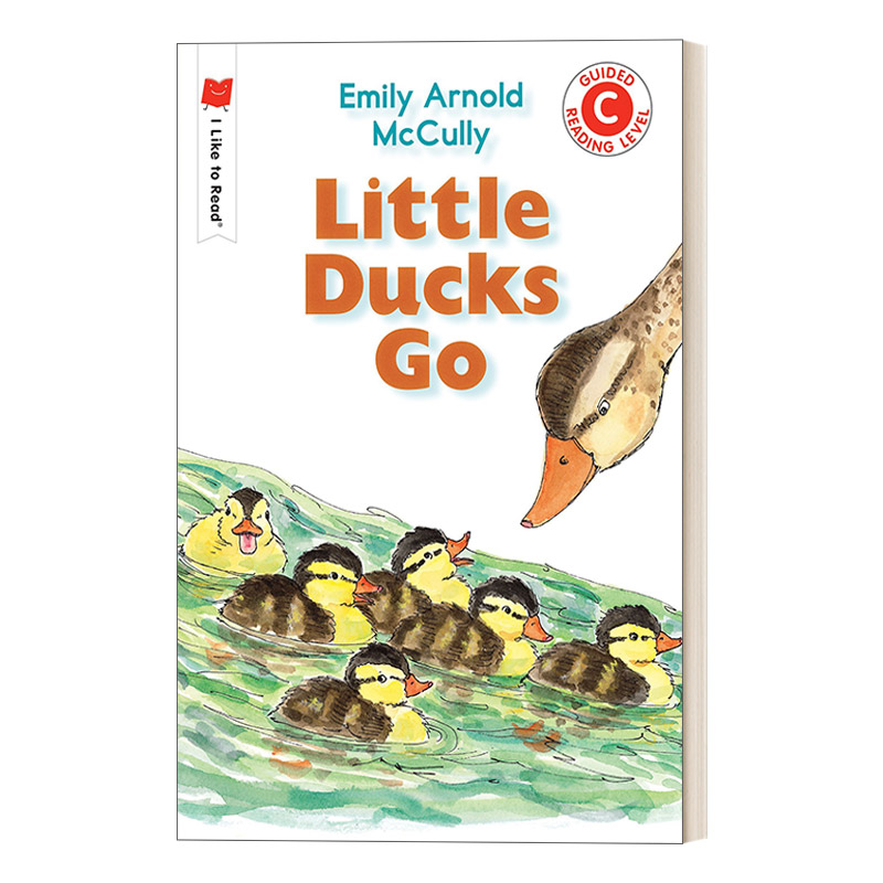 英文原版 Little Ducks Go小鸭子走路 I Like to Read系列企鹅兰登分级读物幼儿启蒙绘本英文版进口英语原版书籍