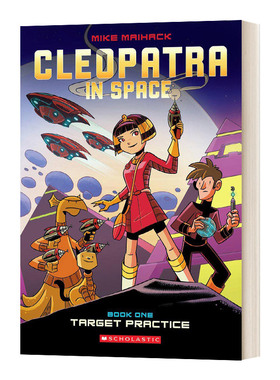 英文原版 Cleopatra In Space #1 Target Practice 克里奥佩特拉在太空1 射击练习 英文版 进口英语原版书籍儿童图书