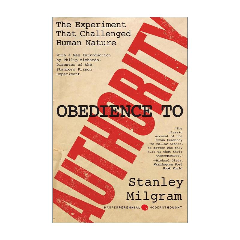 英文原版 Obedience to Authority 对权威的服从 一次逼近人性真相的心理学实验 米尔格拉姆 英文版 进口英语原版书籍