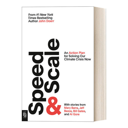 英文原版 Speed and Scale 速度与规模:解决气候危机的行动计划 经济 John Doerr 英文版 进口英语原版书籍