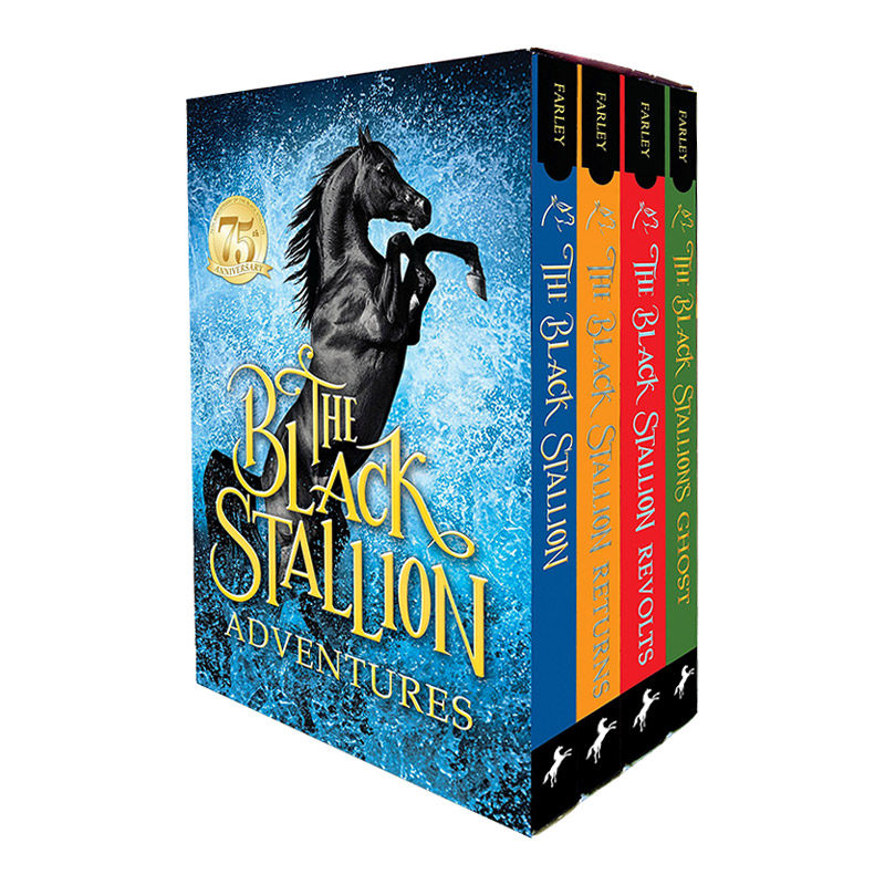 黑神驹系列 4册套装 英文原版 The Black Stallion Adventures Walter Farley 英文版 进口英语原版书籍