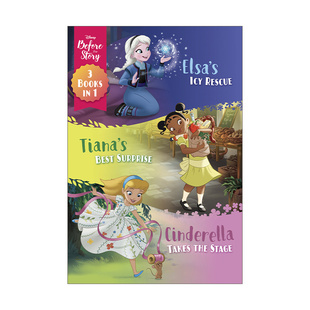 Before Book 英文原版 迪士尼公主前传系列 进口英语原版 Story 英文版 the 书籍 三册合一 Bind