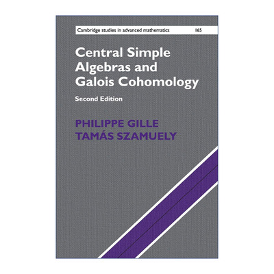 英文原版 Central Simple Algebras and Galois Cohomology 中心单代数和伽罗瓦上同调 剑桥高等数学研究系列 英文版 进口英语原版
