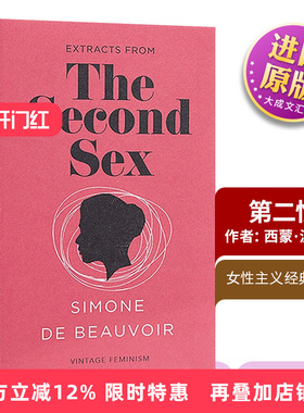 西蒙波伏瓦 第二性 英文原版小说 女性主义经典短篇 The Second Sex Vintage Feminism Short Edition 英文版进口原版英语书籍