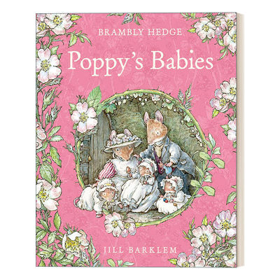 英文原版 Brambly Hedge — Poppy's Babies 野蔷薇村的故事 波比的宝宝 精装彩色插画绘本 英文版 进口英语原版书籍