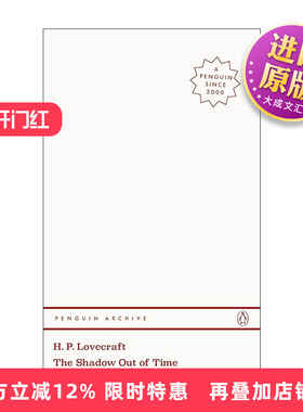 英文原版 The Shadow out of Time 超越时间之影 H.P.洛夫克拉夫特 企鹅经典文学90周年纪念系列 英文版 进口英语原版书籍