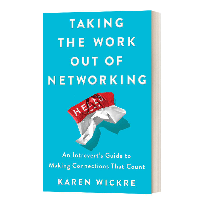 精装 英文原版 Taking the Work Out of Networking 给内向者的社交指南 英文版 进口英语原版书籍