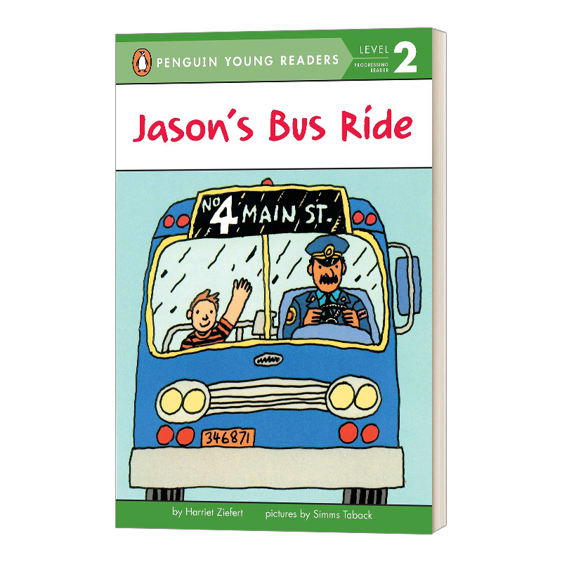英文原版 Jason's Bus Ride 詹森搭巴士 企鹅青少分级阅读2级 Penguin Young Readers Level 2 英文版 进口英语原版书籍儿童图书