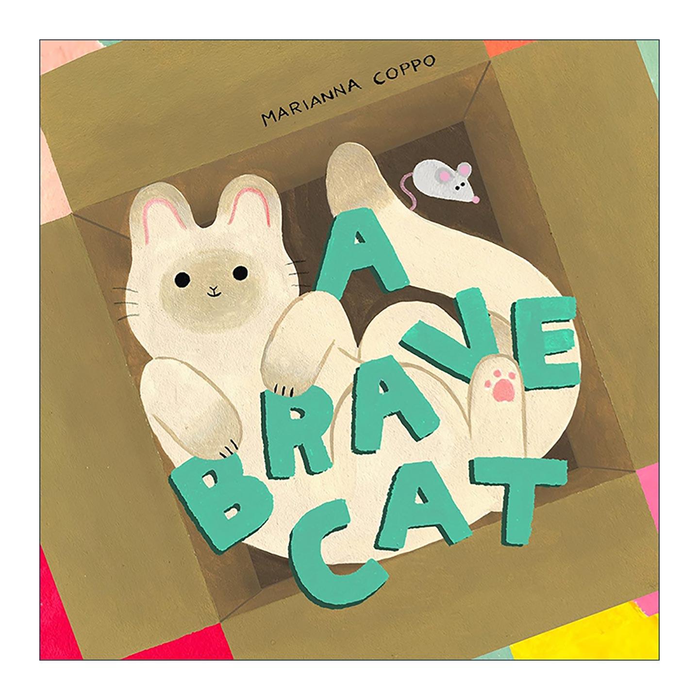 英文原版 A Brave Cat 勇敢的小猫 精装图画书 意大利插画家玛丽安娜·科波 英文版 进口英语原版书籍