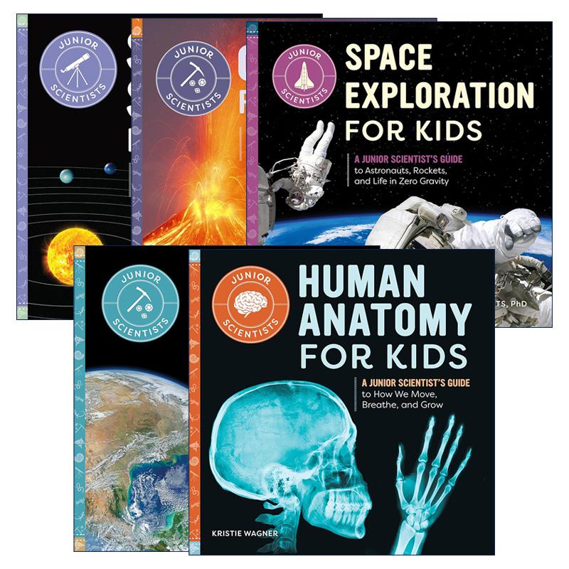 英文原版 Junior Scientists初级科学家系列5册 儿童自然科普百科 英文版 进口英语原版书籍