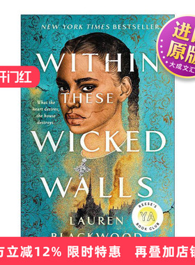 英文原版 Within These Wicked Walls 在这邪恶的城墙内 奇幻历史小说 英文版 进口英语原版书籍