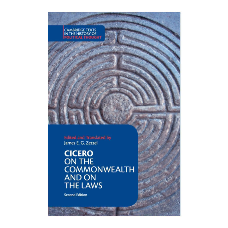 英文原版 Cicero On the Commonwealth and On the Laws 西塞罗 国家篇 法律篇 剑桥政治思想史文本系列 英文版 进口英语原版书
