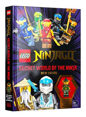 英文原版 LEGO Ninjago Secret World of the Ninja 乐高忍者秘密世界新版精装 玩具游戏导览书 英文版 进口英语原版书籍