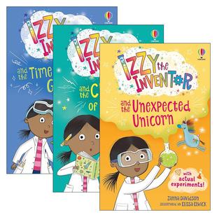 Inventor 发明家伊兹系列3册 儿童幽默动作冒险章节桥梁书 英文原版 进口英语原版 the 英文版 书籍 Izzy