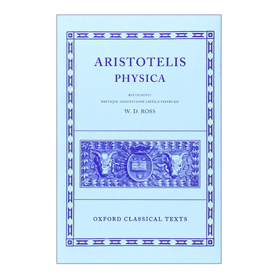 英文原版 Aristotle Physica 亚里士多德的自然史 牛津古典文本系列 英文版 进口英语原版书籍