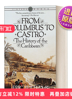 英文原版 From Columbus to Castro 从哥伦布到卡斯特罗 1492-1969年的加勒比历史 Eric Williams 英文版 进口英语原版书籍