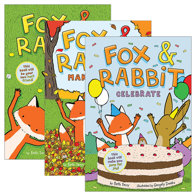 英文原版狐狸与兔子系列3册